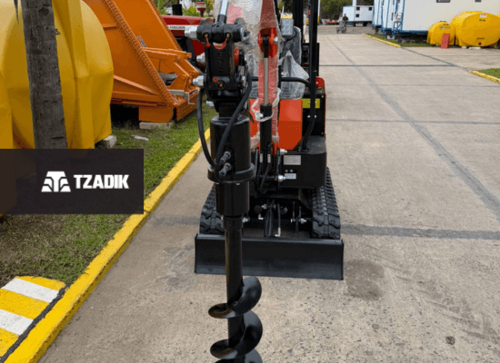Miniexcavadora De 1T Motor 10Hp Orugas De Goma 10