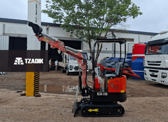 Miniexcavadora De 1T Motor 10Hp Orugas De Goma 1